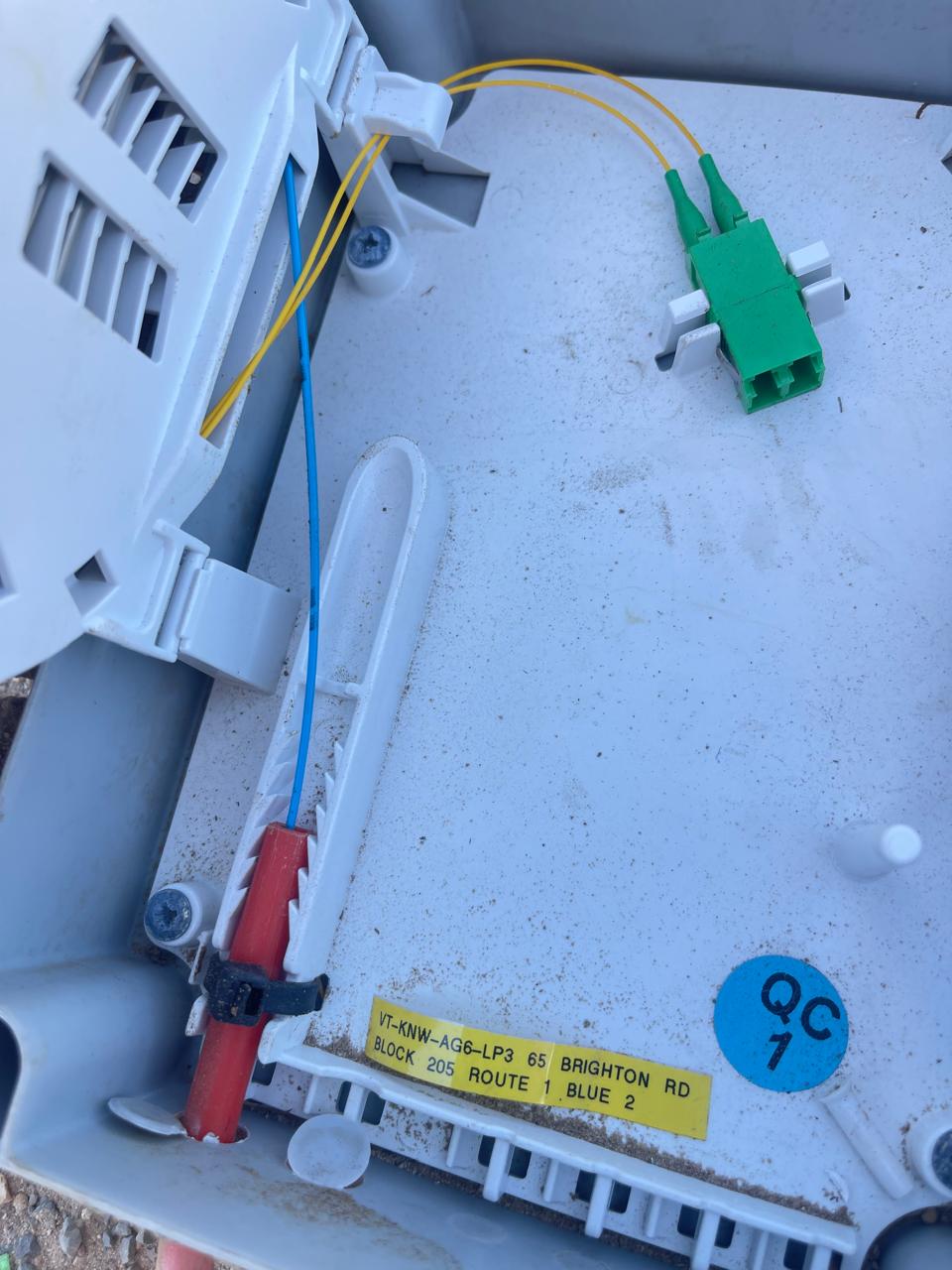 FTTA installation with CPE equipment